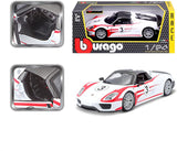 Porsche 918 Weissach Burago 1/24