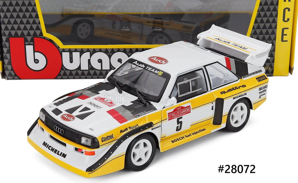 Audi sport Quattro S1 E2 1985 Burago 1/24