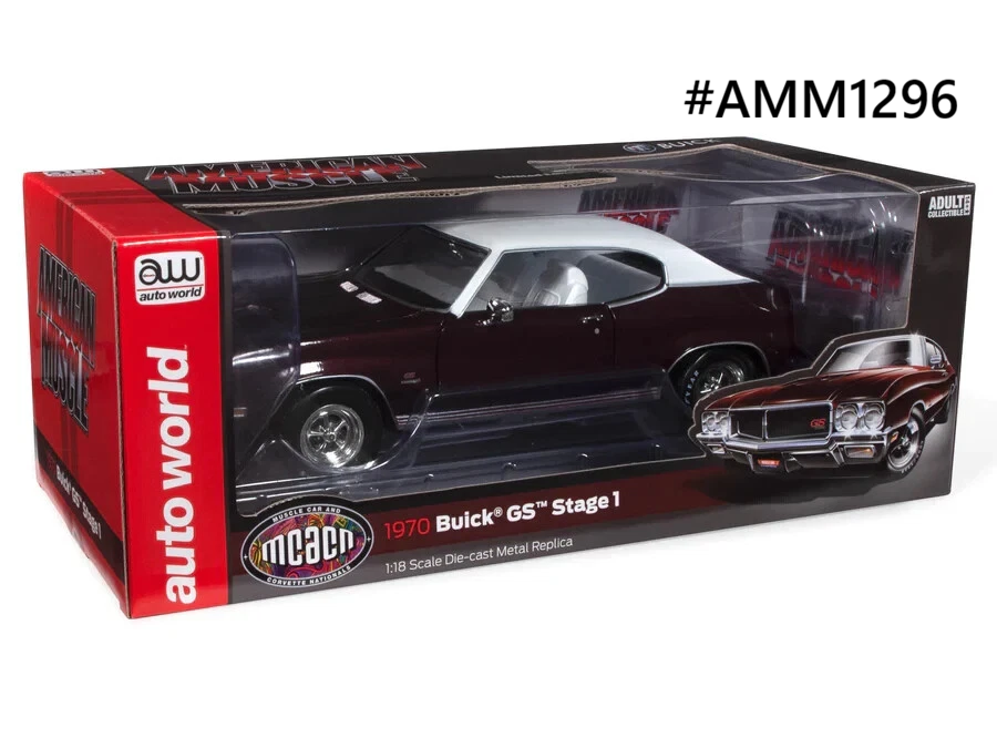 Buick GS Stage 1 1970 MCACN Auto World 1/18