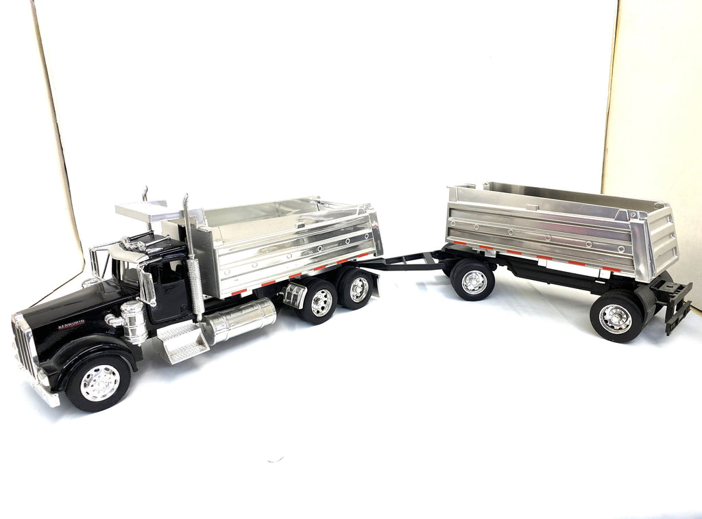 Camion benne double Kenworth W900 New Ray 1/32