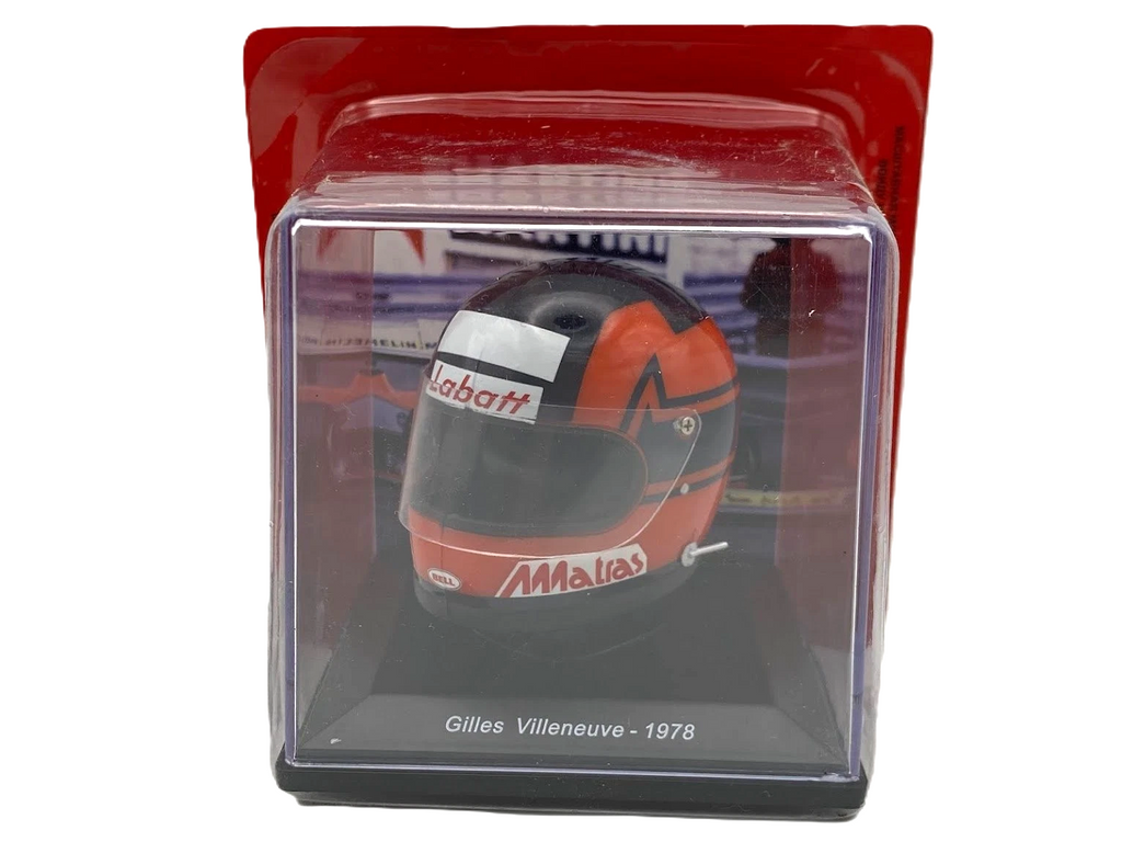 Casque Gilles Villeneuve 1978 Edicola 1/5