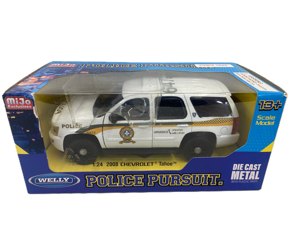 Chevrolet Tahoe Police SQ 2008 Welly 1/27