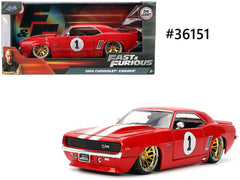 Chevrolet Camaro 1969, Fast & Furious Jada 1/24