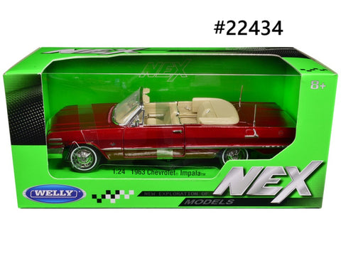 Chevrolet Impala SS Convertible 1963 Welly NEX 1/24