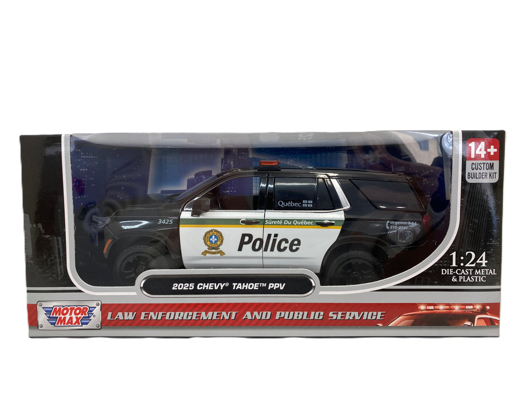 Chevrolet Tahoe PPV 2025 Police SQ  2023 Motor Max 1/24