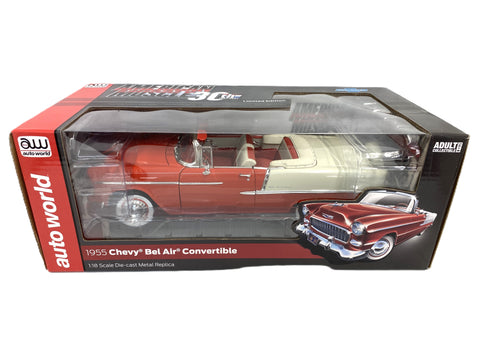 Chevrolet Bel Air Convertible 1955 Auto World 1/18