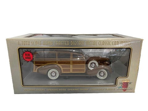 Chevrolet Woody Wagon 1939 Motor City Classics 1/18