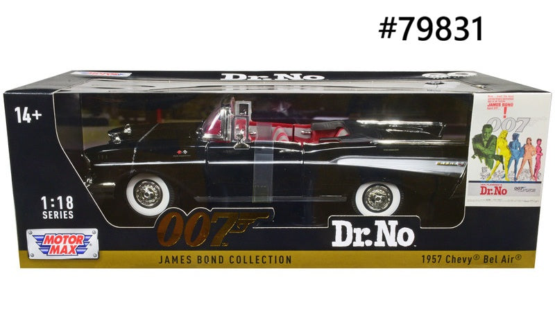 Chevrolet Bel Air Convertible 1957 Motor Max 007 James Bond Collection 1/18