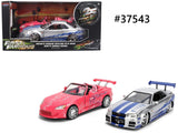 Nissan Skyline GT-R (R34) et Honda S2000 Fast & Furious 25ième Anniversaire Jada 1/24