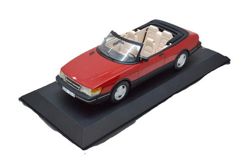 Saab 900S Cabrio Red 1987 NEO 1/18 (résine)