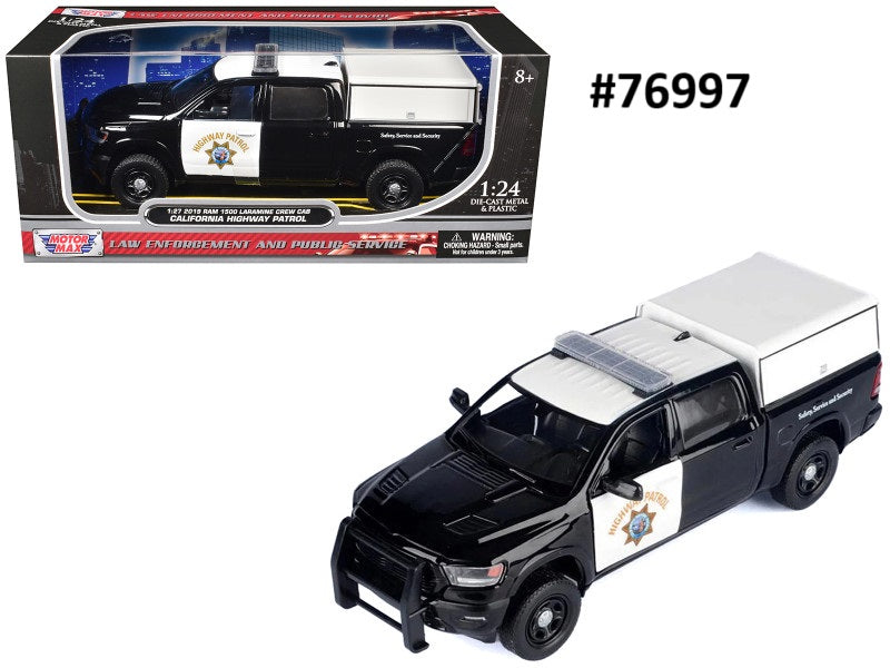 Ram 1500 Laramie Crew Cab 2019  Police Motor Max 1/24