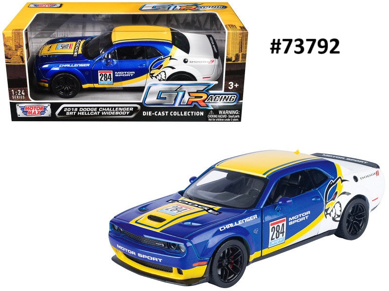 Dodge Challenger SRT Hellecat Wide Body 2018  Motor Max GT Racing 1/24