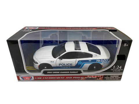 Dodge Charger Pursuit Police de Montréal 2023 Motor Max 1/24