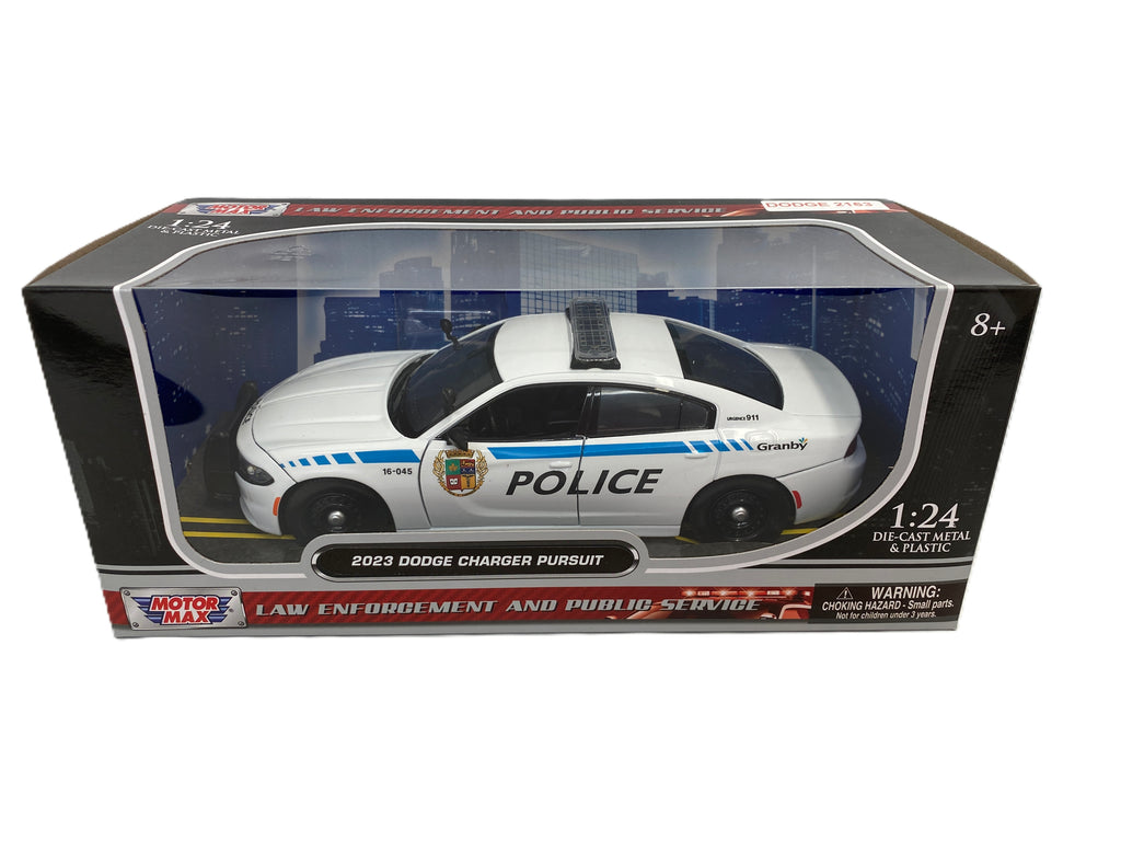 Dodge Charger Pursuit 2023 Police de Granby Motor Max 1/24