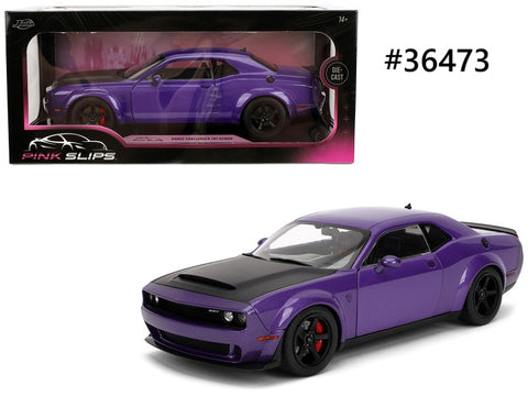 Dodge Challenger SRT Demon Jada Pink Slips 1/18