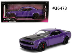Dodge Challenger SRT Demon Jada Pink Slips 1/18