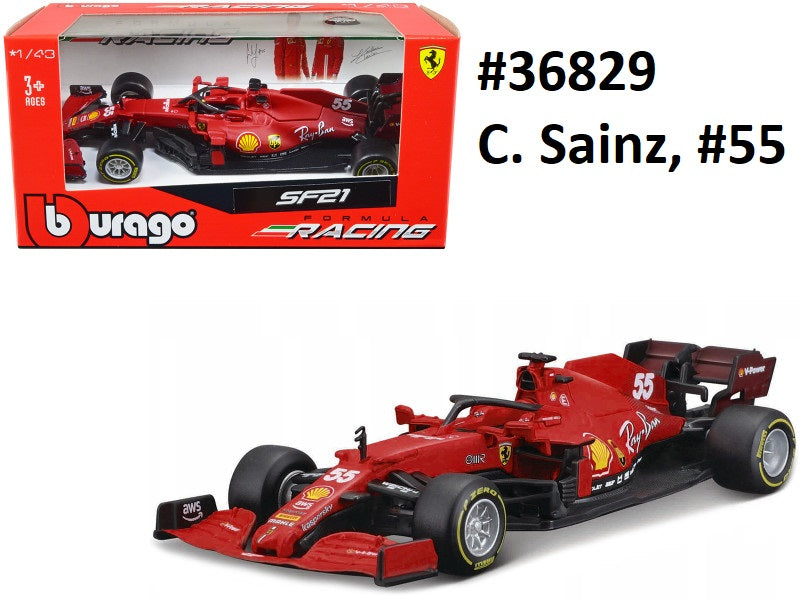 Ferrari F-1 SF21 2021 Burago 1/43