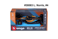McLaren MCL36 2022 Burago 1/43
