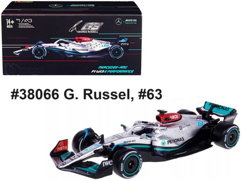 Mercedes-AMG F1 W13 E Performance Burago 1/43