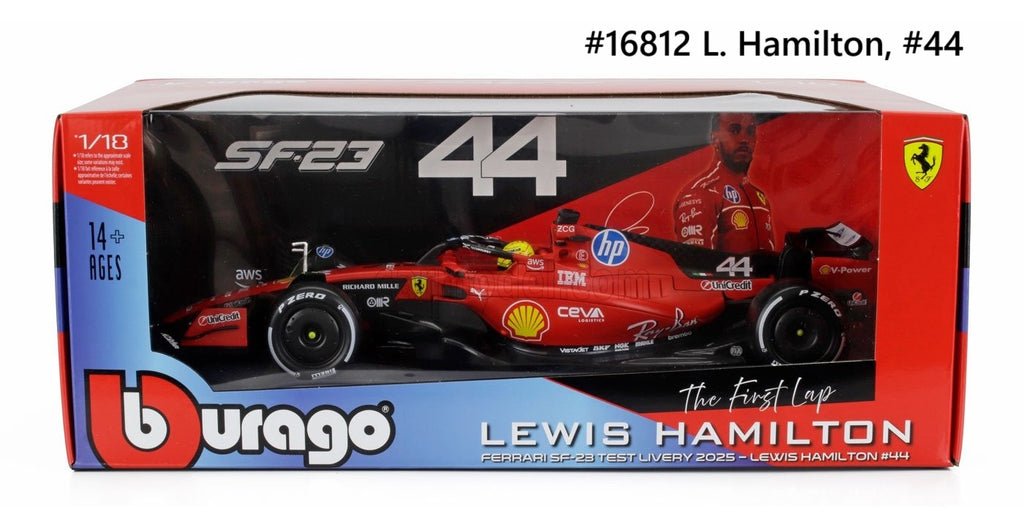 Ferrari SF-23 TEST LIVERY 2025 Burago 1/18