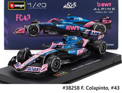 BWT Alpine A525 Formule 1 2025 Burago 1/43