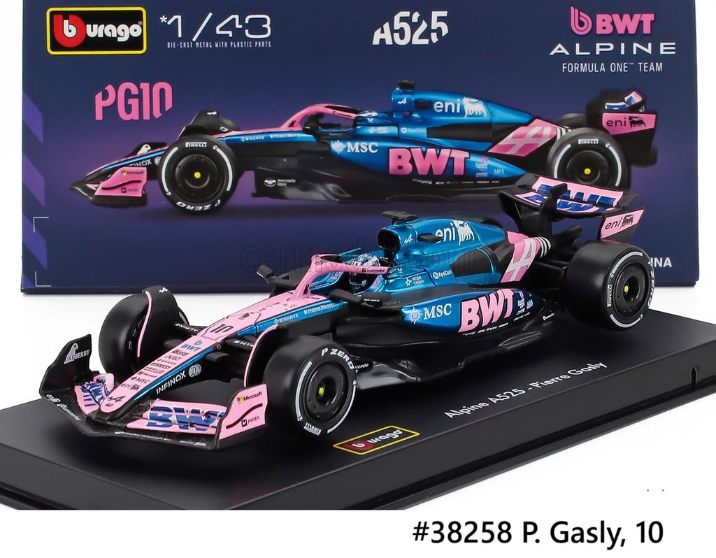 BWT Alpine A525 Formule 1 2025 Burago 1/43