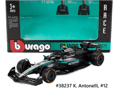 Mercedes-AMG F1 W16 E Performance 2025 Burago 1/43