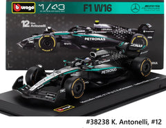 Mercedes-AMG F1 W16 E Performance 2025 Burago 1/43