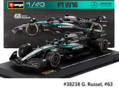 Mercedes-AMG F1 W16 E Performance 2025 Burago 1/43