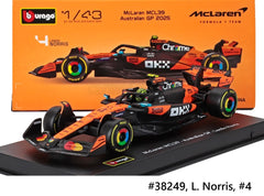 McLaren F1 Team MCL39 2025 Burago 1/43