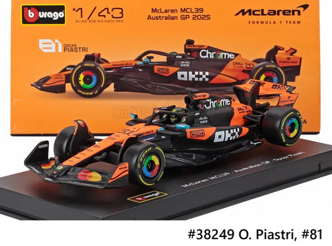 McLaren F1 Team MCL39 2025 Burago 1/43