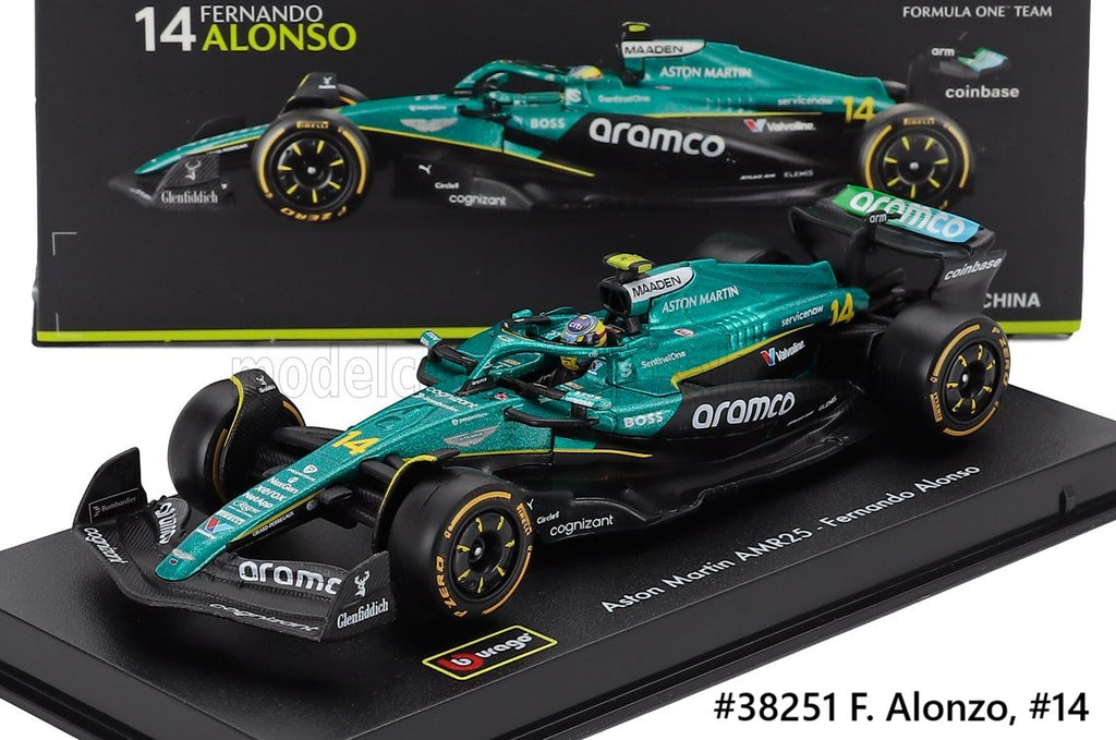 Aston Martin AMR25 Aramco Formula One Team 2025 Burago Signature Series  1/43
