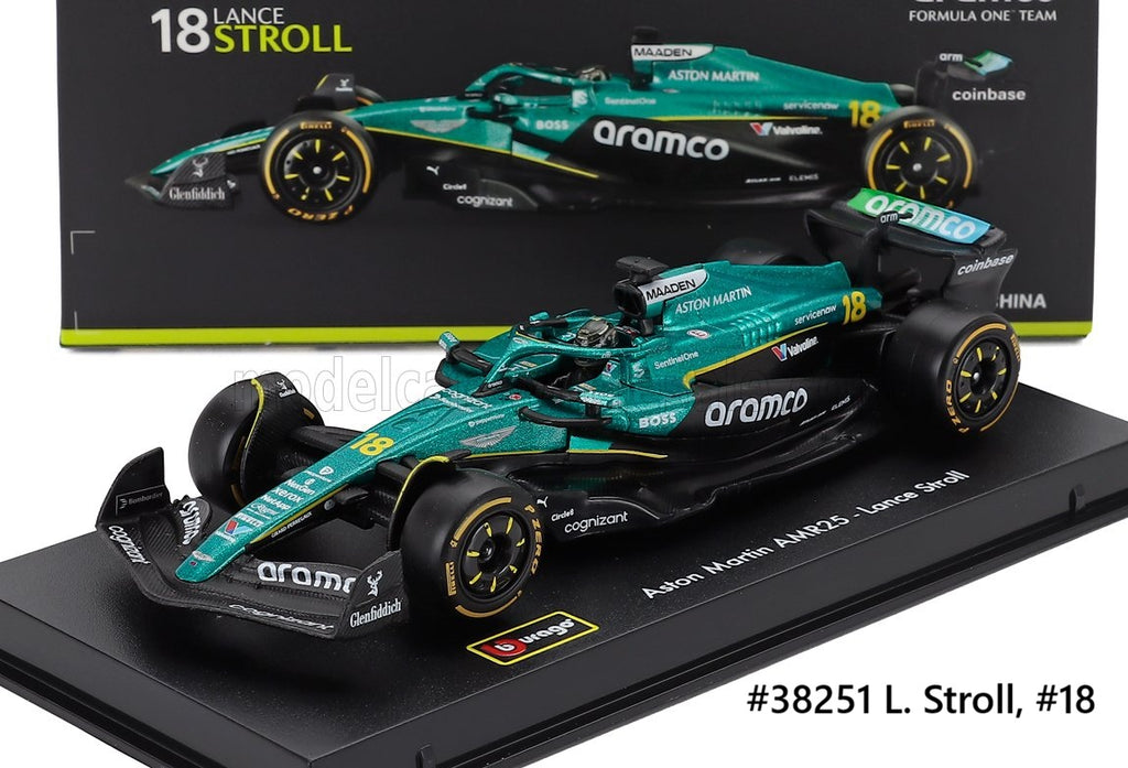 Aston Martin AMR25 Aramco Formula One Team 2025 Burago Signature Series  1/43