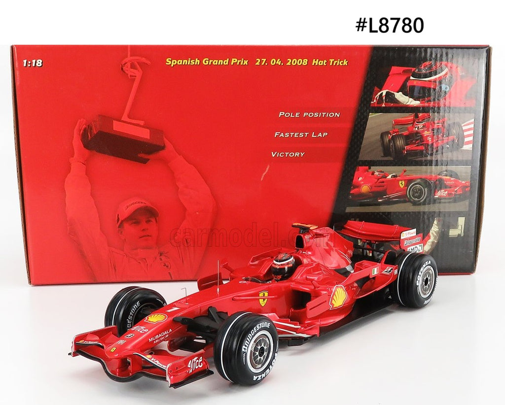 Ferrari F2008 Hat Trick 2008 HotWheels 1/18