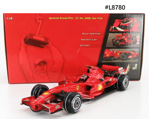 Ferrari F2008 Hat Trick 2008 HotWheels 1/18