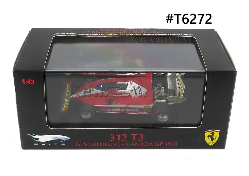 Ferrari F1 312T3 1978 HotWheels Elite 1/43