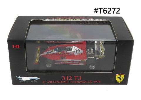 Ferrari F1 312T3 1978 HotWheels Elite 1/43