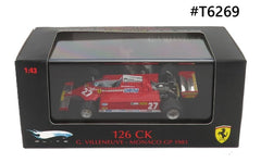 Ferrari F1 126CK 1981 HotWheels Elite 1/43