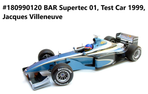 Bar 01 Supertec testcar 1999 Minicgamps 1/18