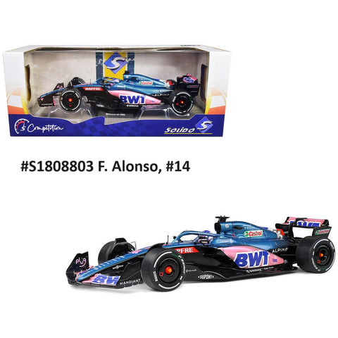 Alpine A522 Formule 1 2022 Solido 1/18