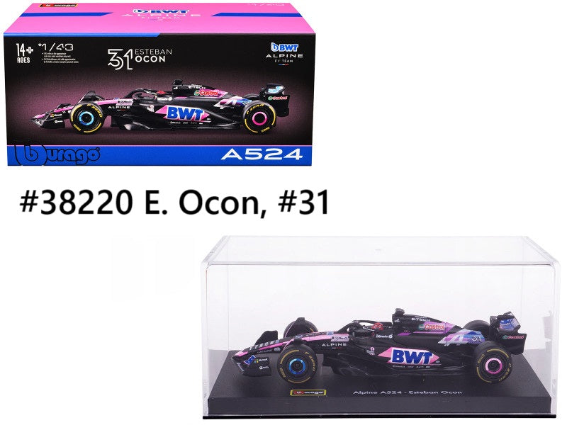 BWT Alpine A524 Formule 1 2024 Burago 1/43