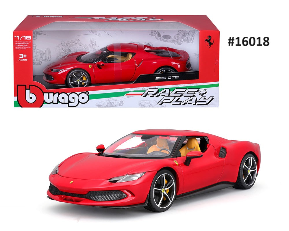 Ferrari 296 GTB Burago 1/18