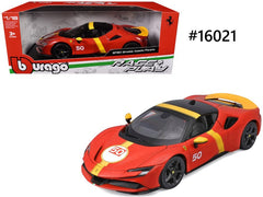 Ferrari SF90 Stradale Assetto Fiorano, LeMans Livery 2023, Burago 1/18