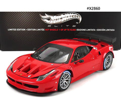 Ferrari 458 Italia GT2 2011 HotWheels Elite 1/18