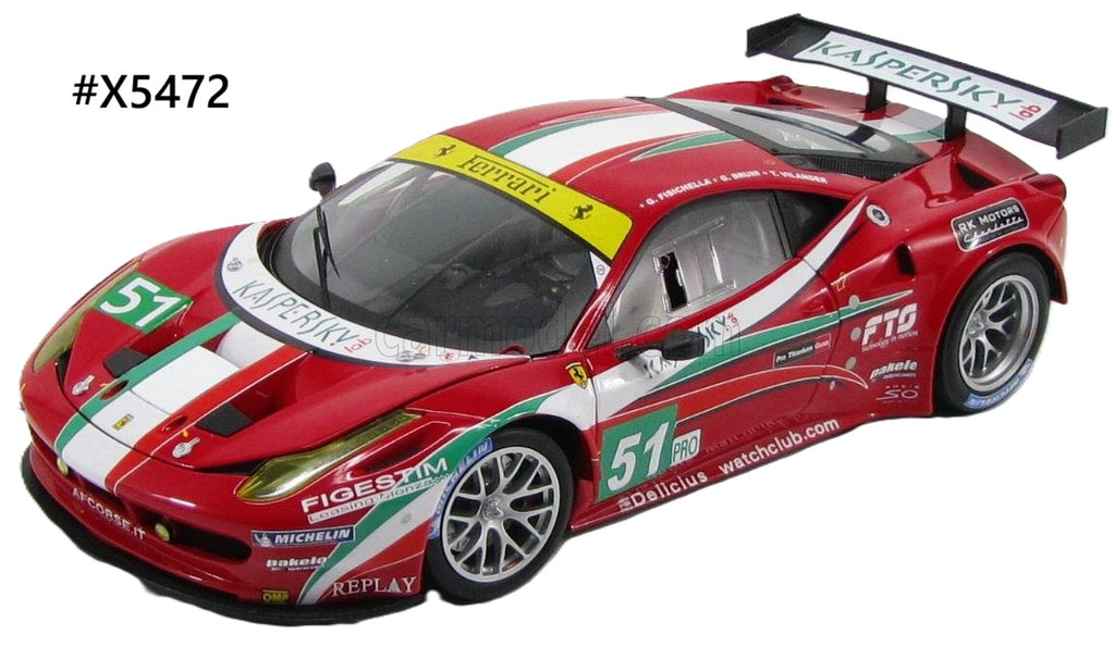 Ferrari 458 Italia GT2 2011 HotWheels Elite 1/18