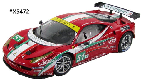 Ferrari 458 Italia GT2 2011 HotWheels Elite 1/18