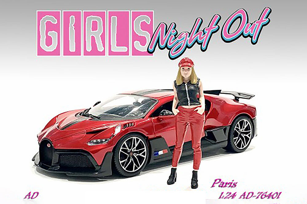 Figurine Girls Night Out Paris American Diorama 1/24