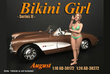 Figurine Bikini Calendar Girl August American Diorama 1/18
