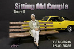 Figurine Old Couple II American Diorama 1/24