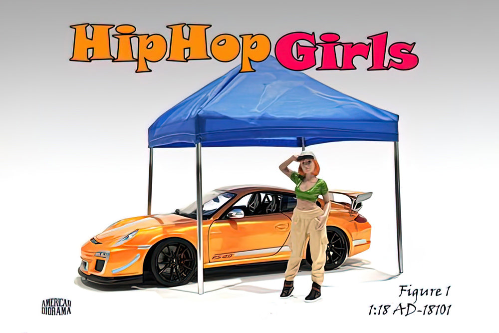 Figurine Hip Hop Girl 1 American Diorama 1/18